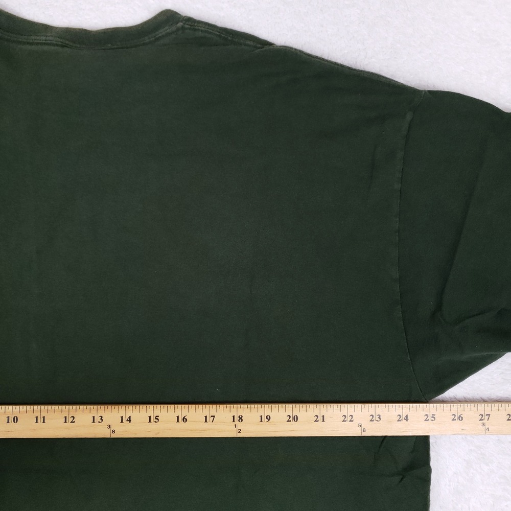 Gildan T Shirt Men 2XL Property Of Aviation Flyers Forest Green Collegiate Pilot - Picture 6 of 7